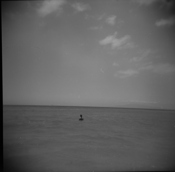 Photo of Lone Swimmer at Kihei Beach