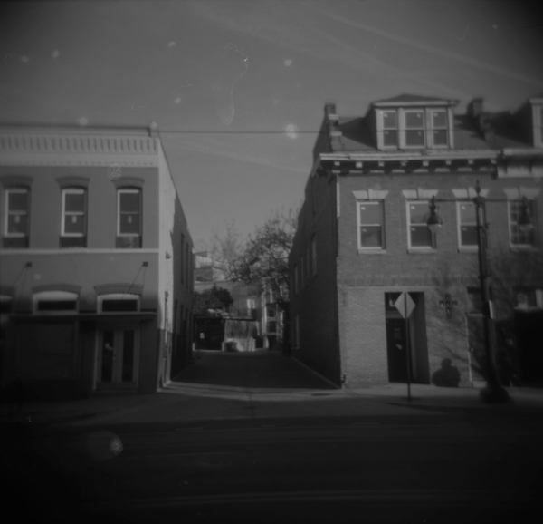 Small photo of Alley and Church