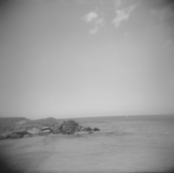 Small photo of Rock Jetty at Kihei Beach